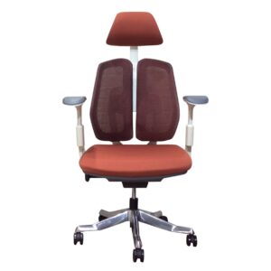 Premium X27 Height Adjustable Backrest (Black, White+Salmon Pink, Blue)