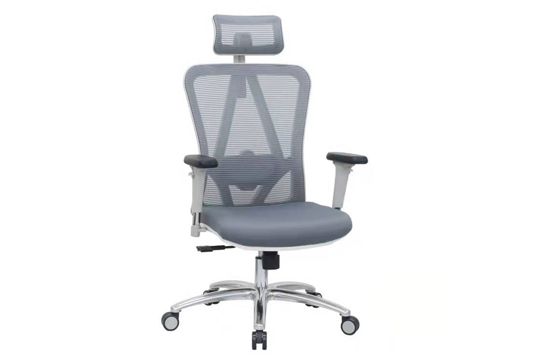 Deluxe-D18/ D18F (With Footrest/ Without Footrest) Mesh Chair (Black, Grey)