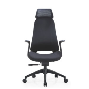 Premium-211H High Back Mesh Chair with Seat Slide (Black)