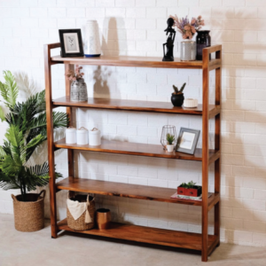 All Wood 5-Layer Display Rack