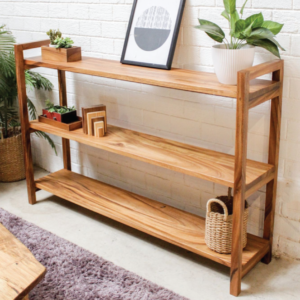 All Wood 3-Layer Console