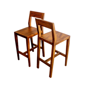 All Wood Artisan Bar Chair