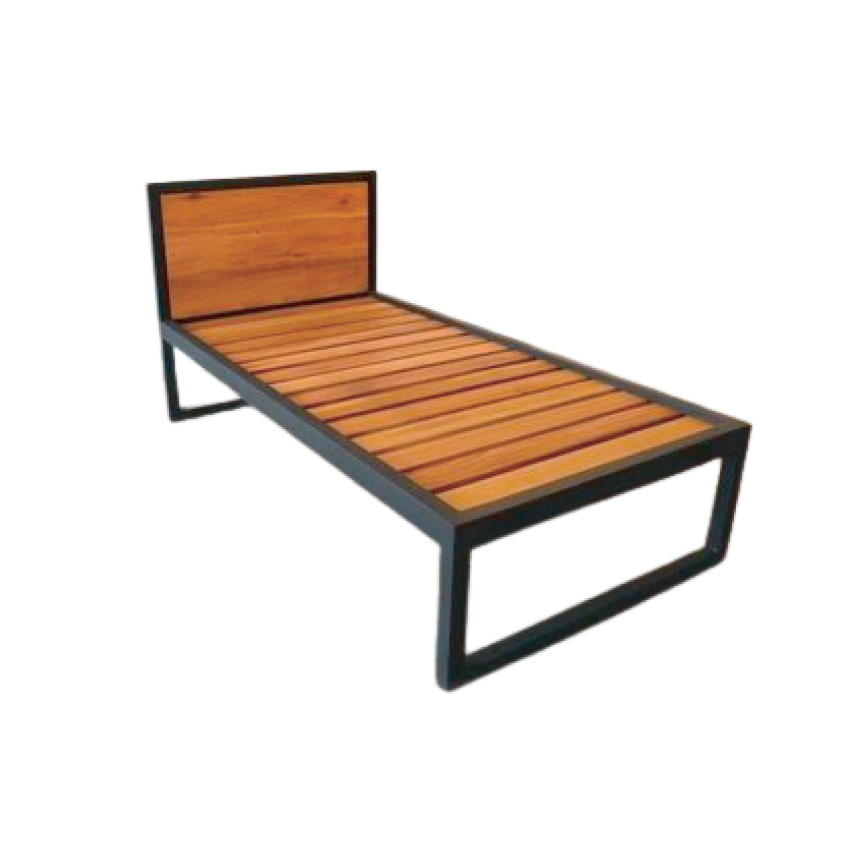 Sleek Industrial Metal Bed Frame