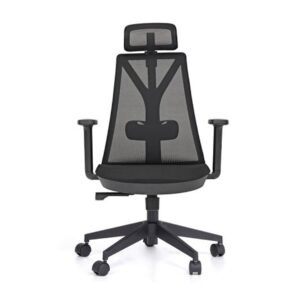 Korean-108H/ 109H High Back Mesh Chair (All Black, All White, Dark Grey, Grey, Orange+Grey, Blue+Grey, Grey+Black)