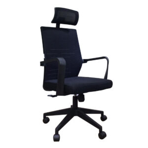Korean-120H High Back Chair (Black)