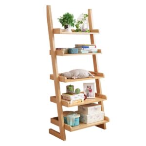 Polly Solid Thailand Rubberwood Bookshelf