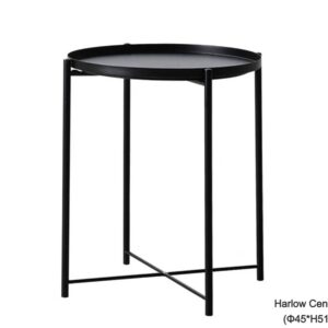 Harlow Center Table (45*51) (Black)