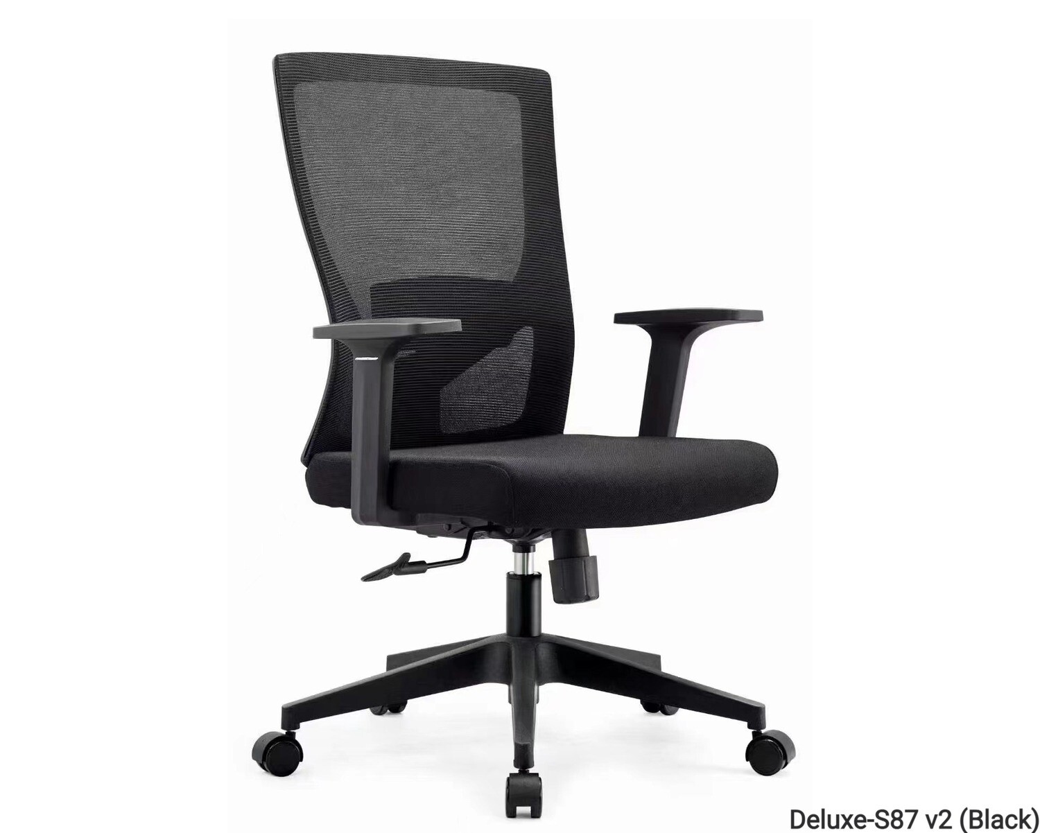 Deluxe-S87 v2 Mid Back Mesh Chair (Black)