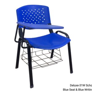 Deluxe-31W School Chair (Red, Blue)