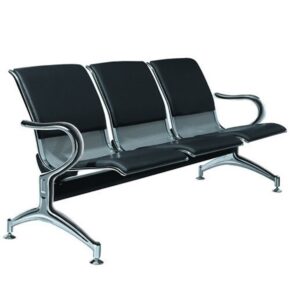 3-Seater Airport Gang Chair (Silver)