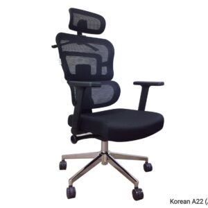 Korean-A22 High Back Mesh Chair (Black, Grey)