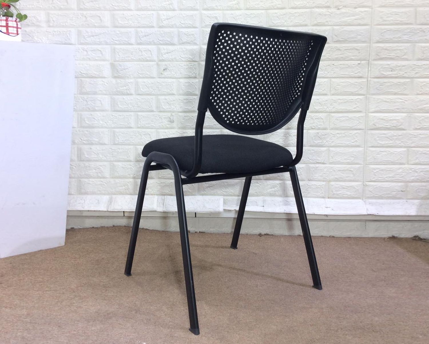 Deluxe-C01 School/Waiting Chair (Blue, Black) - Image 4