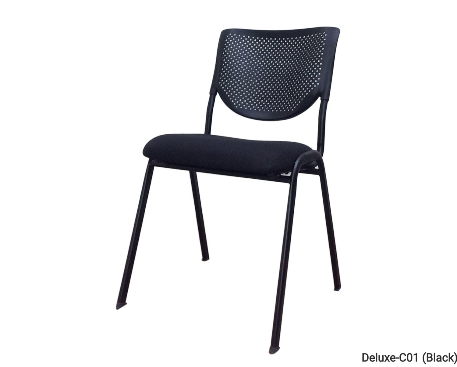 Deluxe-C01 School/Waiting Chair (Blue, Black) - Image 3